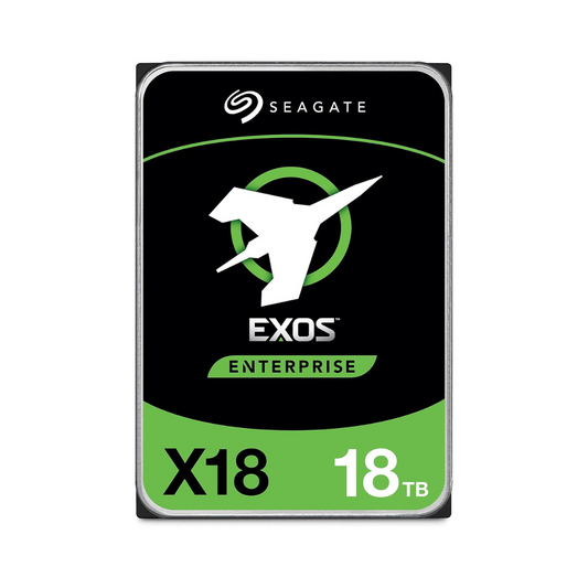 Seagate EXOS X18 18TB SATA Enterprise 6Gb/s 7200 rpm 256MB 3.5-inch Internal Hard Drive (Brand New)