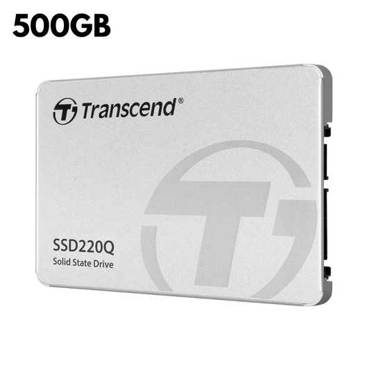 Transcend 500 GB SATA III 6Gb/s SSD220Q 2.5” SSD Internal Hard Drive (Brand New)