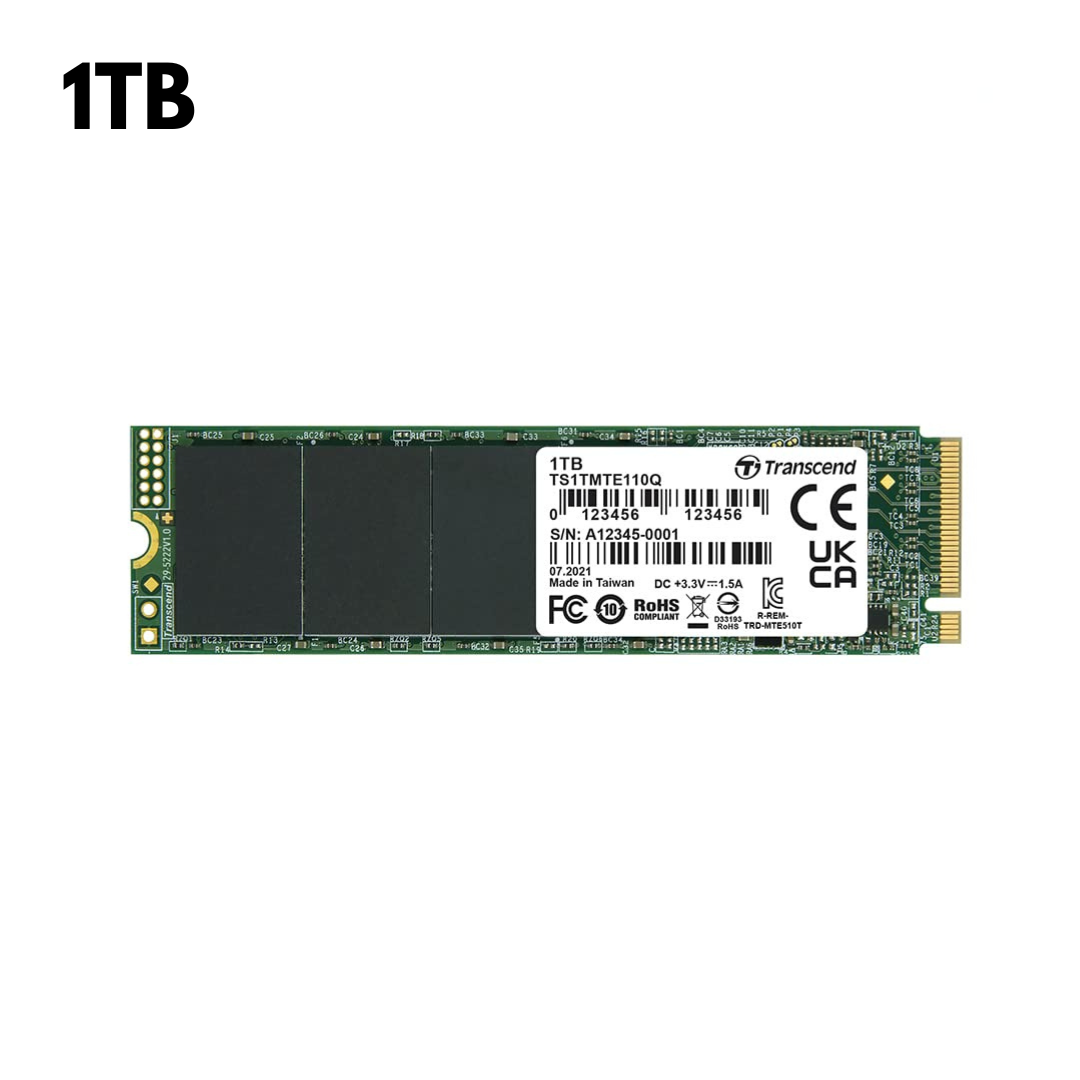 Transcend 1TB 110Q PCIe SSD M.2 2280 NVMe PCIe Gen3x4 Internal Hard Drive (Brand New)
