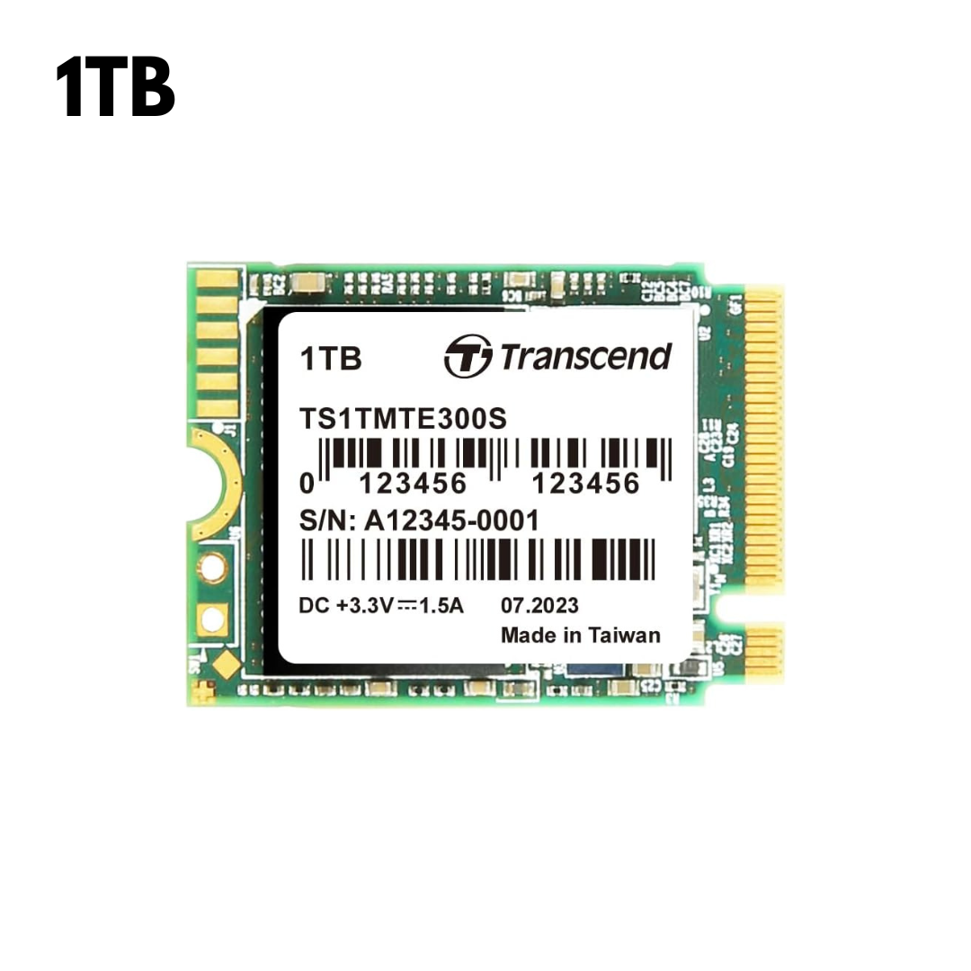 Transcend Short SSD 300S 1TB M.2 2230 PCIe NVMe Gen3x4 Internal Hard Drive (Brand New)
