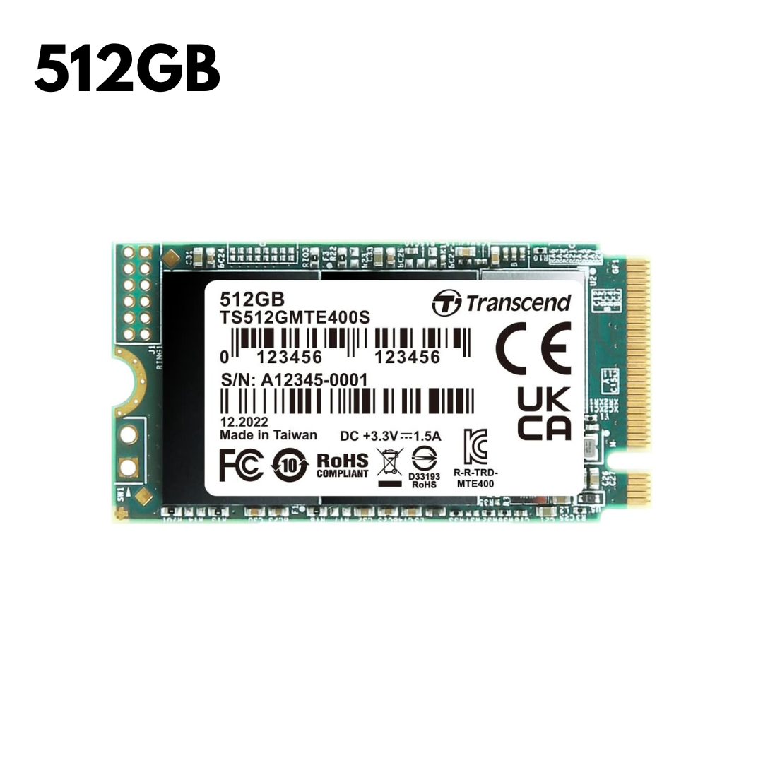 Transcend Short SSD 400S 512GB 2242 PCIe NVMe Gen3x4 Internal