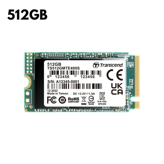 Transcend Short SSD 400S 512GB M.2 2242 PCIe NVMe Gen3x4 Internal Hard Drive (Brand New)