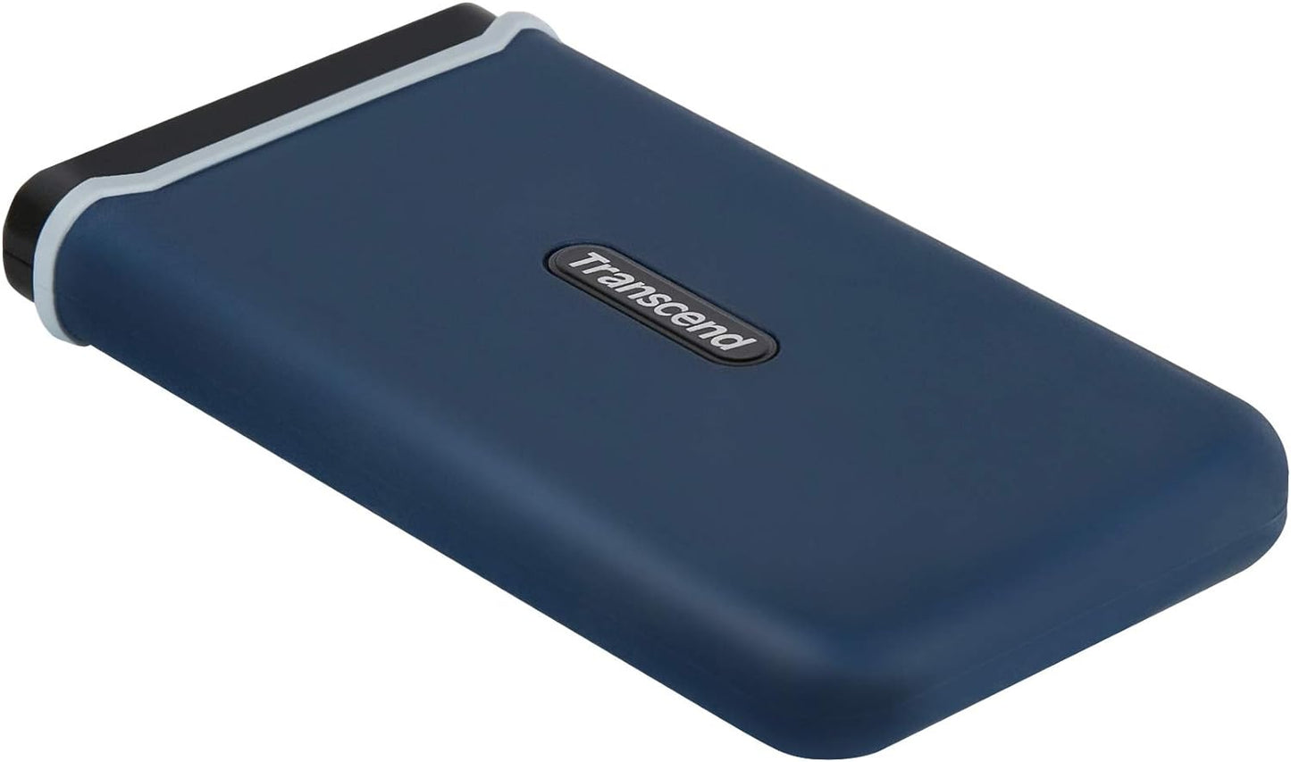 Transcend 500GB USB 3.1 Gen 2 USB Type-C ESD370C Portable SSD External Hard Drive (Brand New)