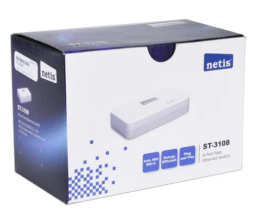 NETIS 8 PORT FAST ETHERNET SWITCH