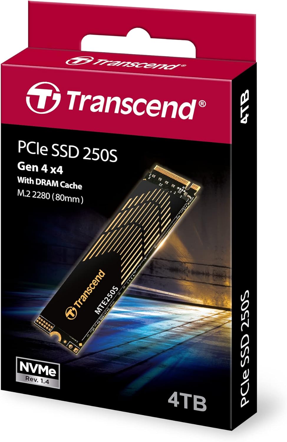 Transcend 4TB MTE250S NVMe Gen4 PCIe M.2 2280 with Graphene Heatsink Gaming SSD Internal Hard Drive (Brand New)