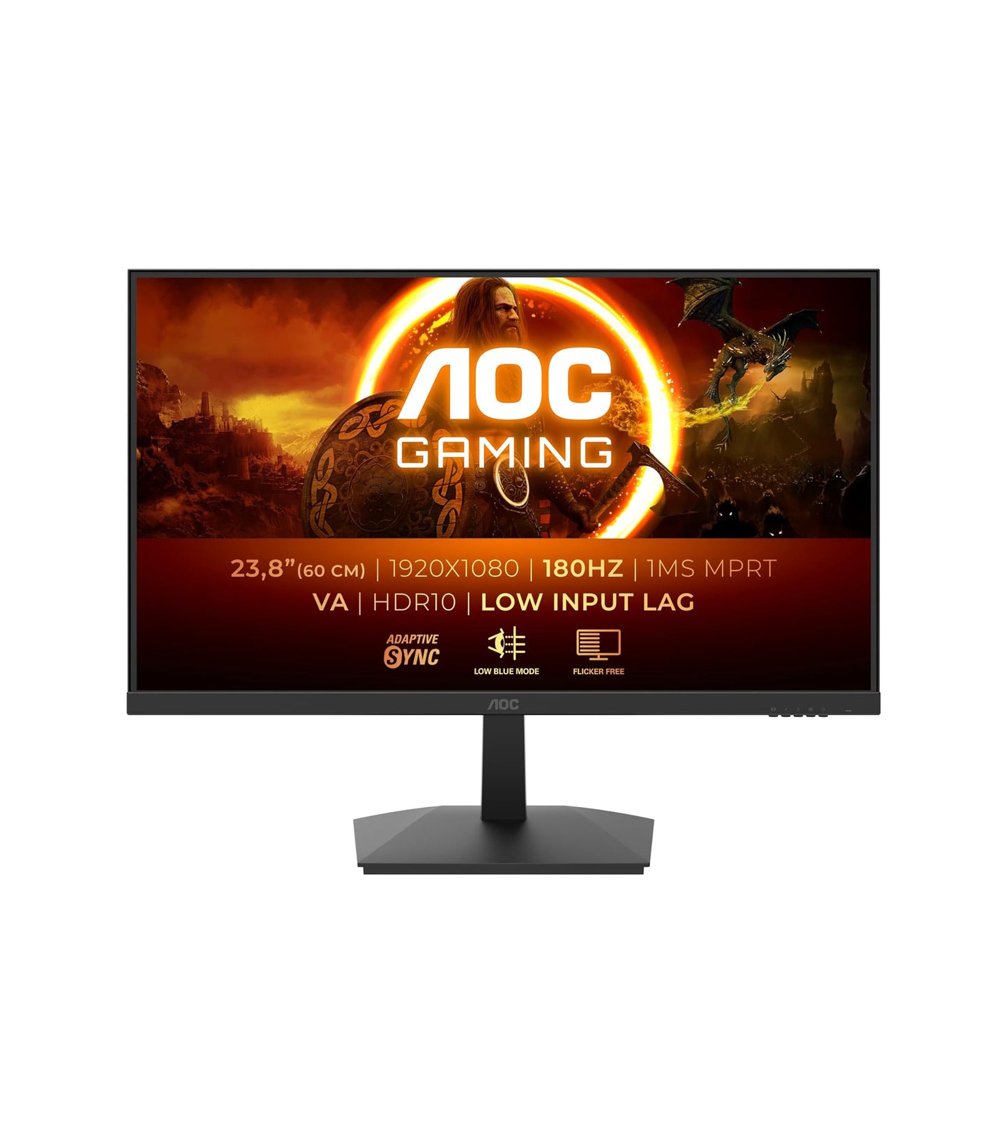 AOC 24G15N 180HZ 24” FHD GAMING MONITOR (BRAND NEW 1YR WARRANTY)