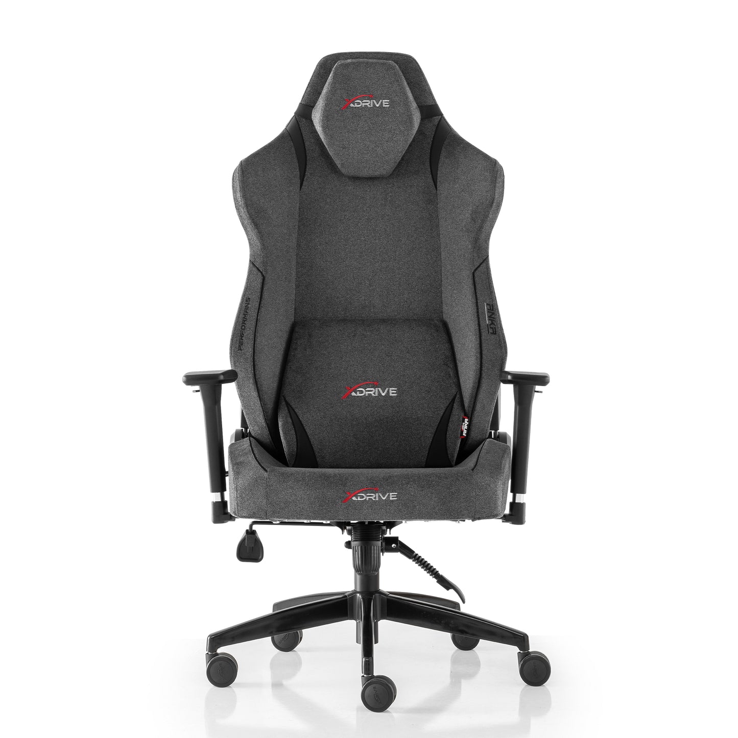 XDRIVE ANKA LUXURY CHAIR GREY FABRIC (BRAND NEW)