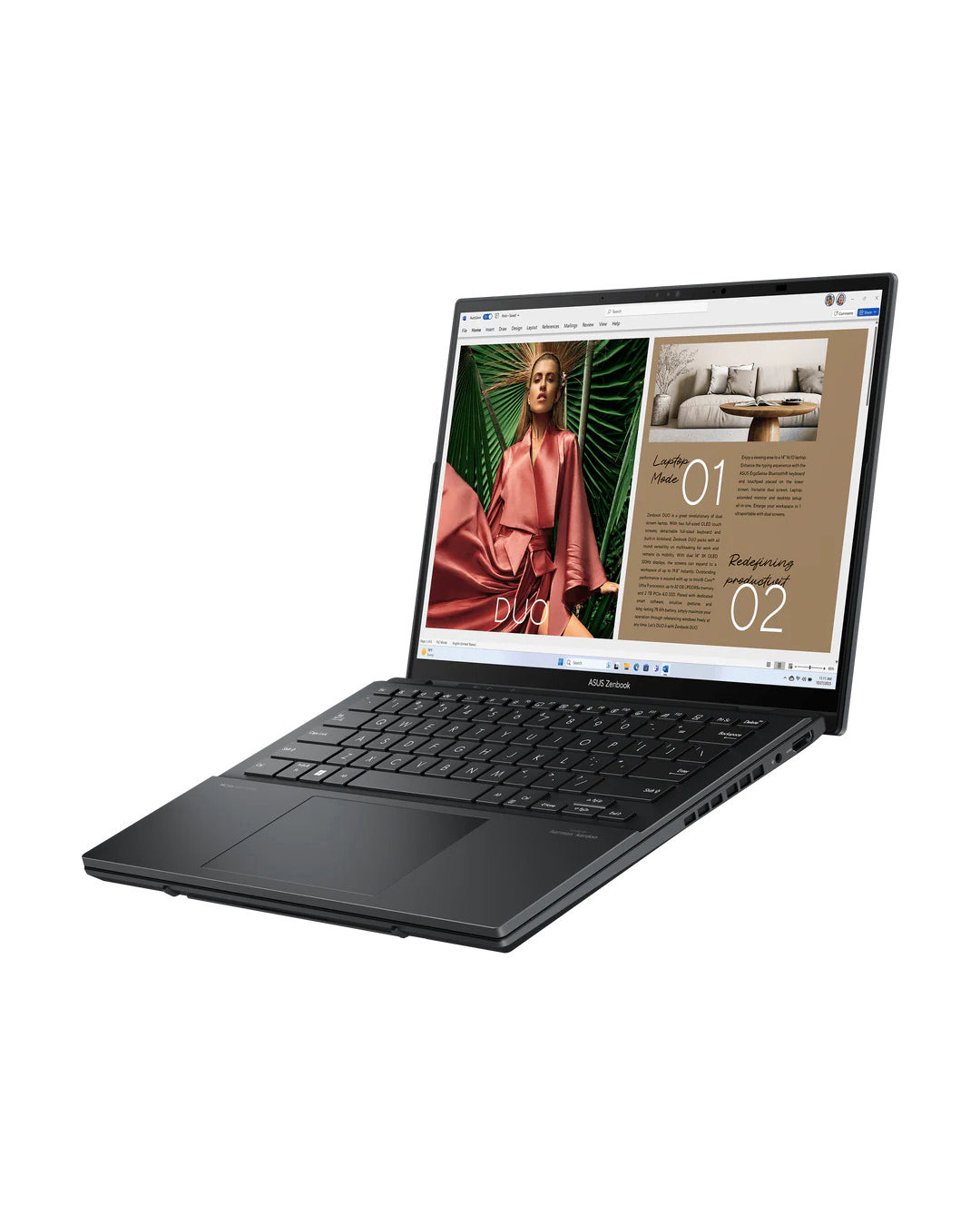 ASUS ZENBOOK PRO DUO UX8406CA-PS99T OLED ULTRA 9 285H ARC GRAPHIC 2 X SCREENS EACH 14.5” 2K TOUCHSCREEN (BRAND NEW 3YRS WARRANTY)