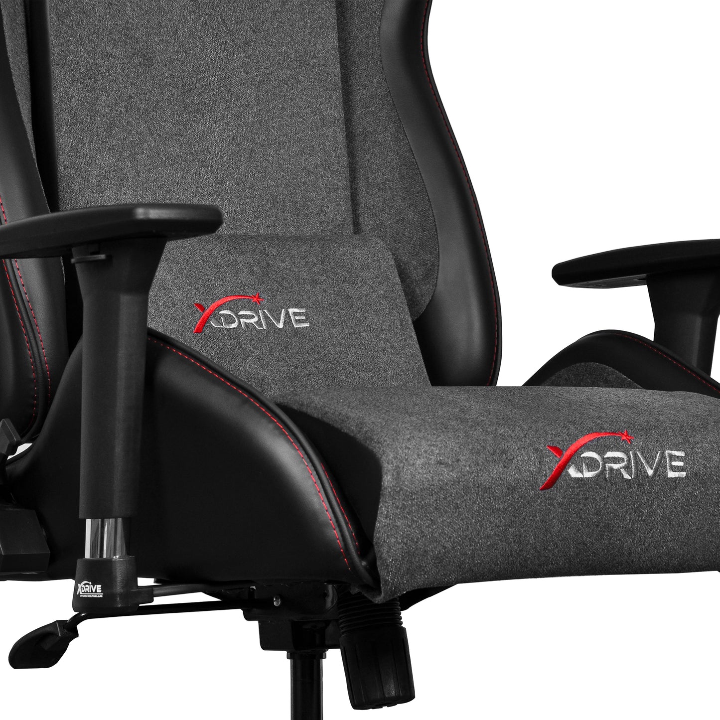 Xdrive Atak XD-ATK-G/S Grey Fabric & Black Leather Chair (Brand New)