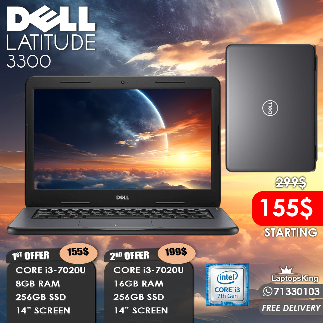 DELL LATITUDE 3300 CORE i3 GEN 14