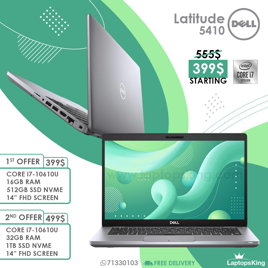Dell Latitude 5410 Core i7-10610u 14
