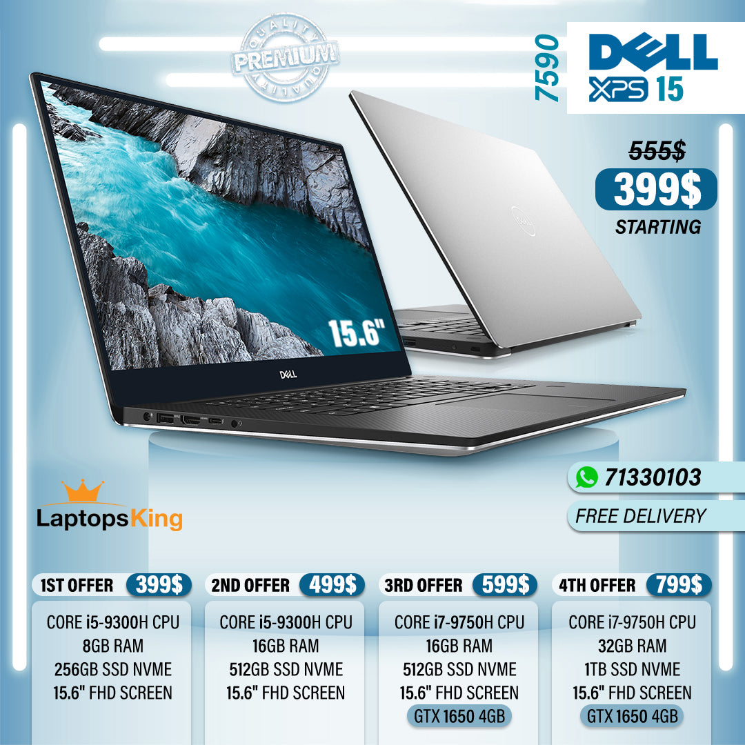 Dell Xps 15 7590 9th Gen H-Cpu Laptops (New OB) – Laptops