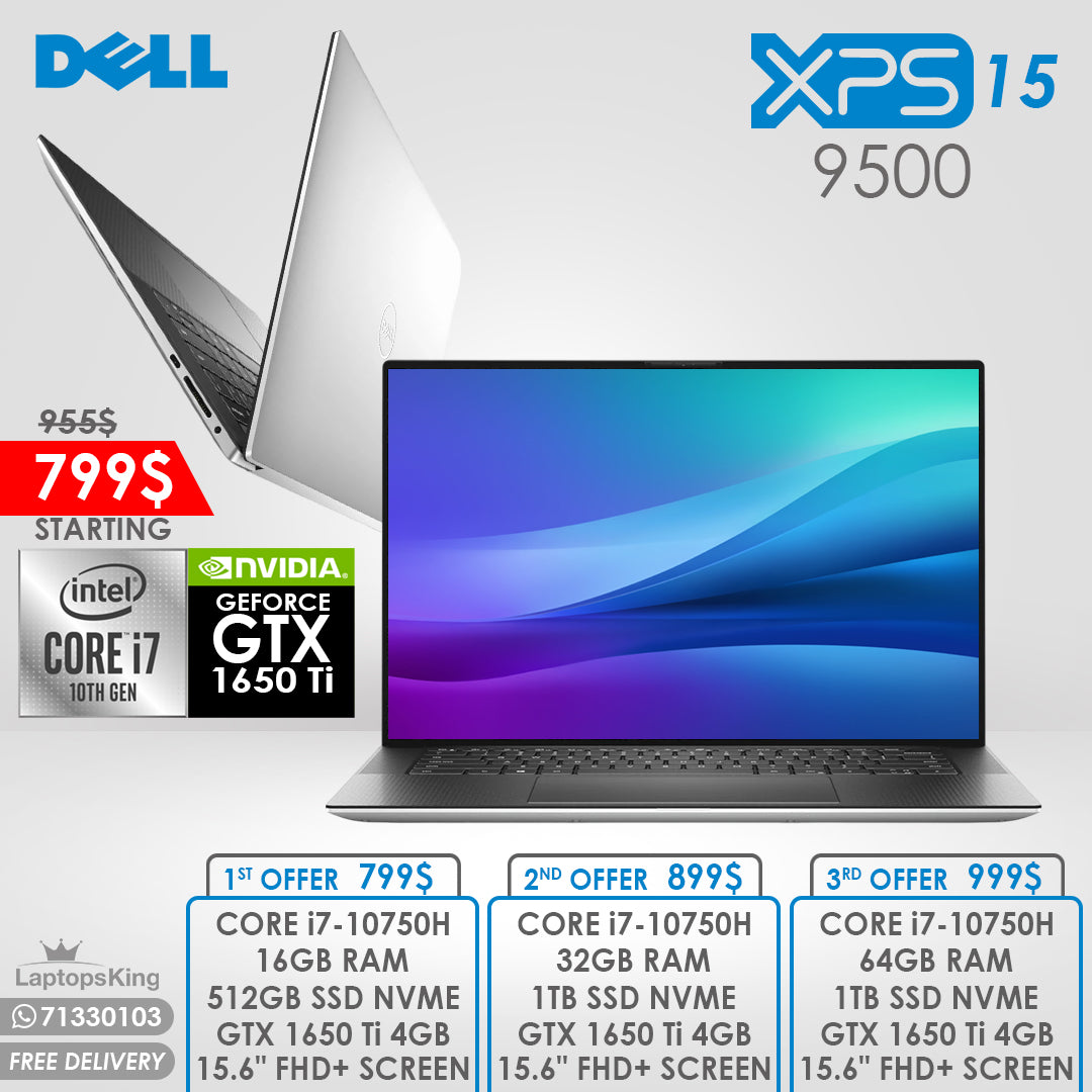 32gb Ram Dell Xps 15 9500 1tb Dell Laptops 32gb Ram Dell Xps 15