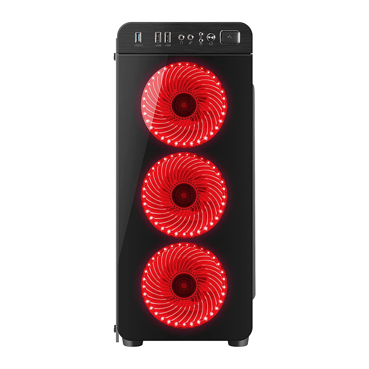 Genesis Irid 300 Core i5-7400 Gtx 1060 | Red | Gaming Desktop Computer (Used Very Clean)