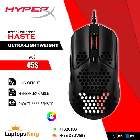 Hyperx Pulsefire Haste | Rgb | Usb Gaming Mouse Offer (New Open Box)