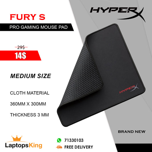 Hyperx Fury S | Medium Size Pro Gaming Mouse Pad (Brand New)