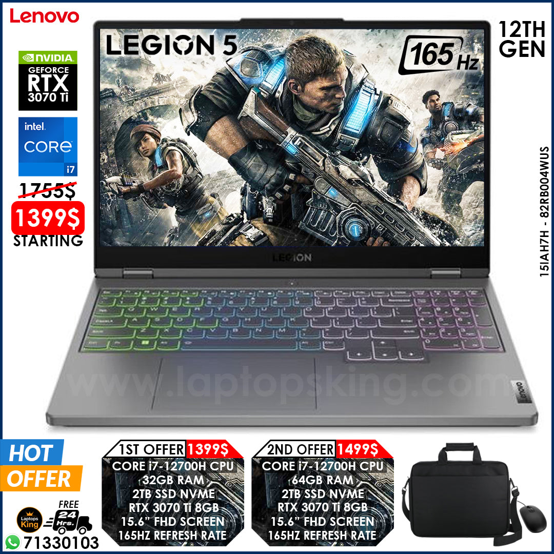Core I7 Upcoming Rtx 3070 Laptops Lenovo Legion 15IAH7H 82RB004WUS