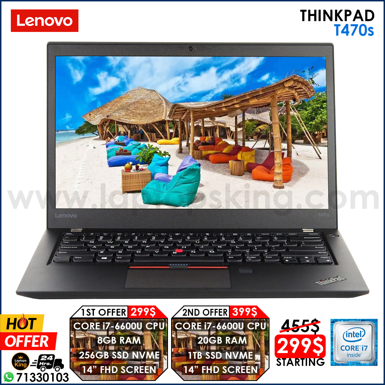 Lenovo ThinkPad T470s Core i7 14