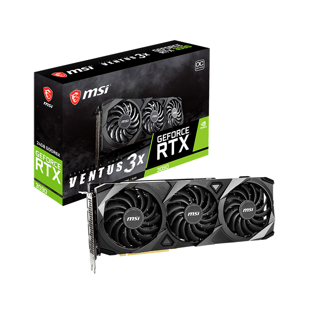 Vga Msi Ventus 3x | Rtx 3090 24gb GDDR6X | OC Edition (Used Very Clean With Box)