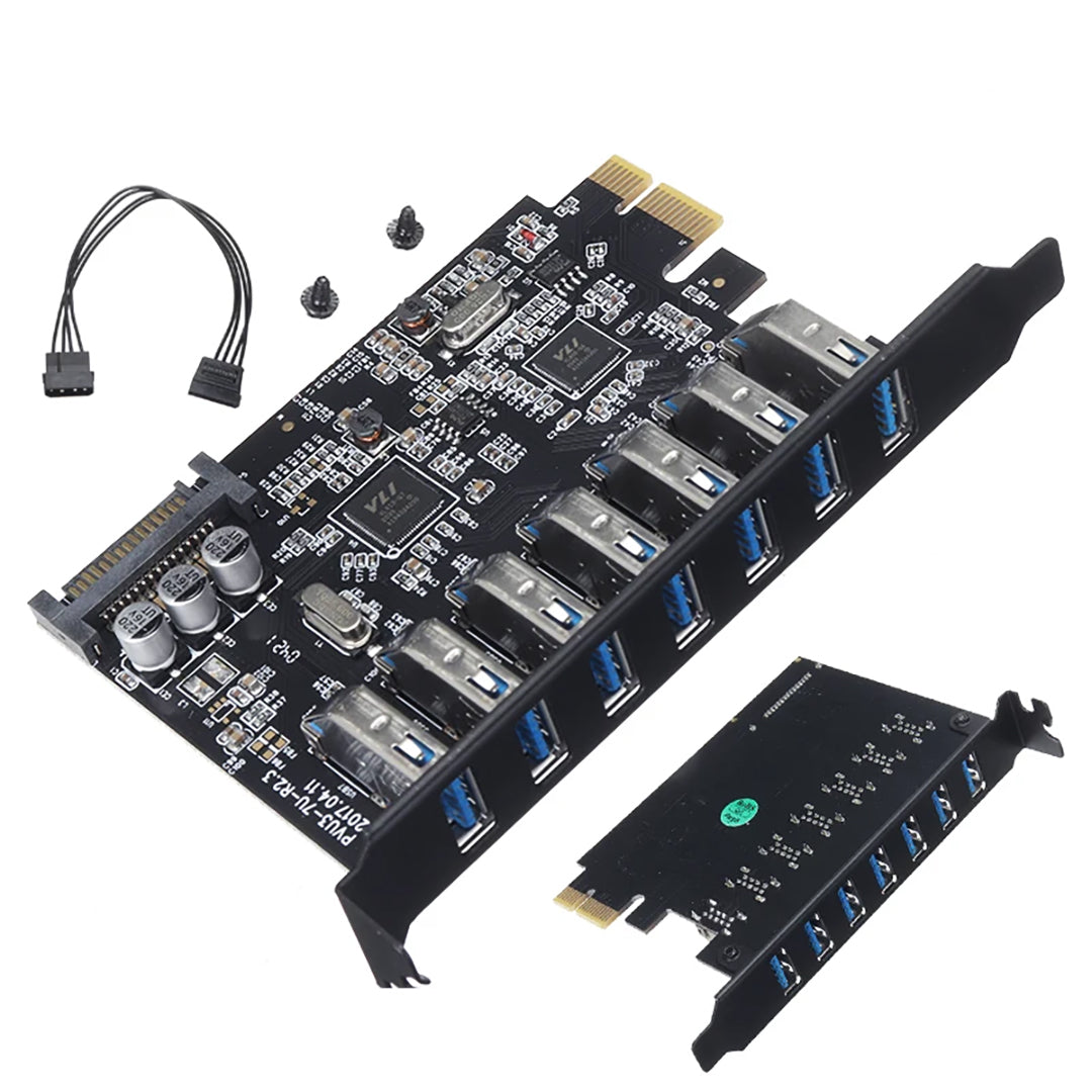 Moge Pcie To 7 Usb 3.0 Add-On Card Series (New)