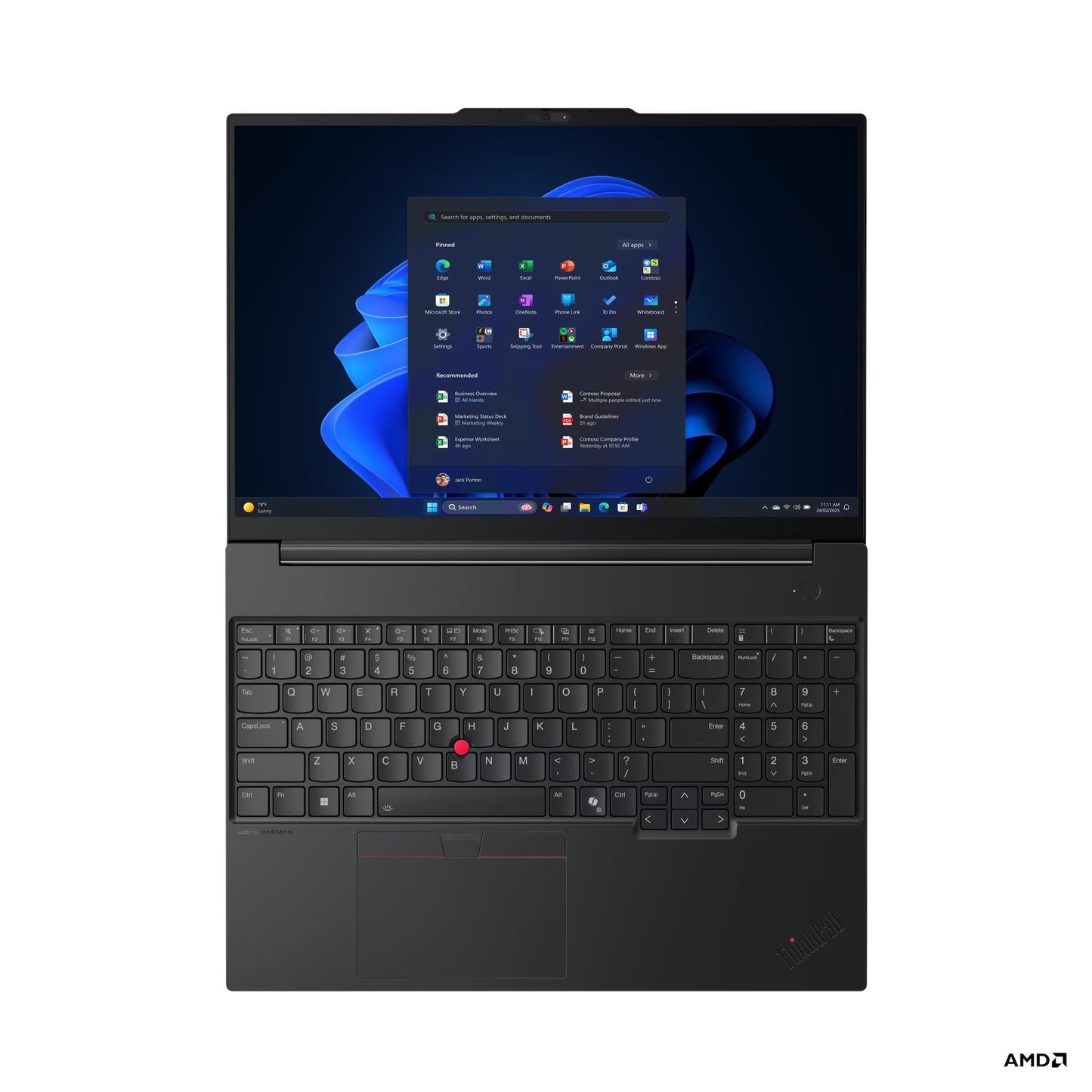Lenovo ThinkPad E16 Gen 3 21ST0014ED AMD Ryzen 7 250 16GB RAM 512GB SSD WUXGA Laptop 16" (New)