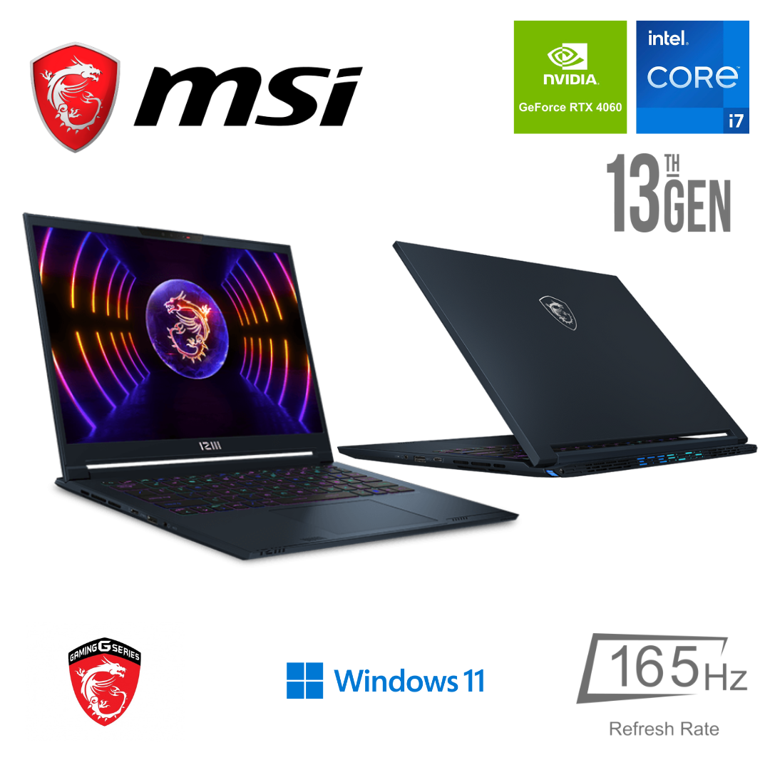 MSI STEALTH 14 STUDIO A13VF-041US CORE I7-13620H RTX 4060 165Hz Gaming  Laptops (Brand New)