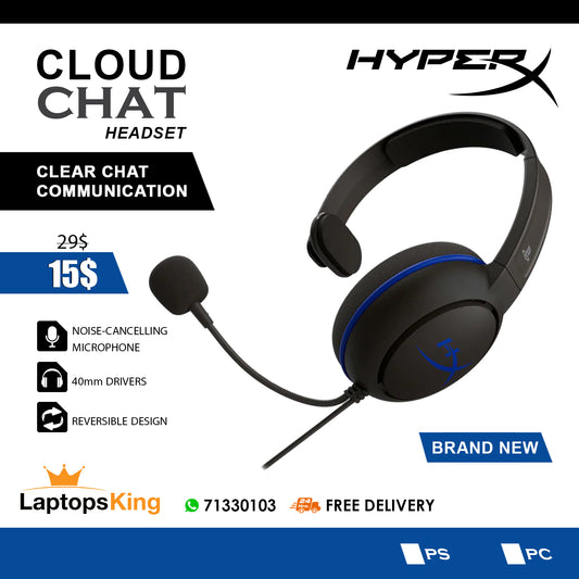 Hyperx Cloud Chat Gaming Headset (Brand New)