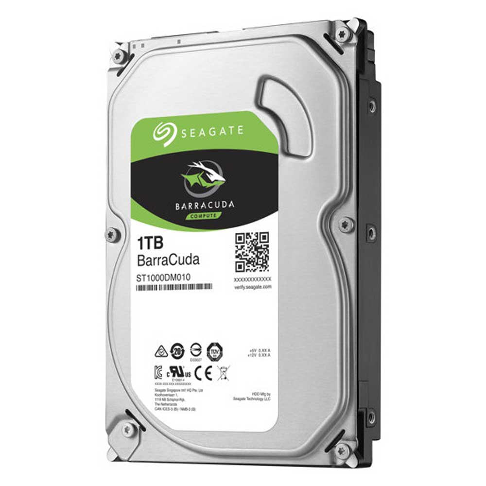 Seagate BarraCuda 1TB 3.5 Inch SATA 6 Gb/s 7200 RPM 64MB Cache Desktop Internal Hard Drive (Brand New)