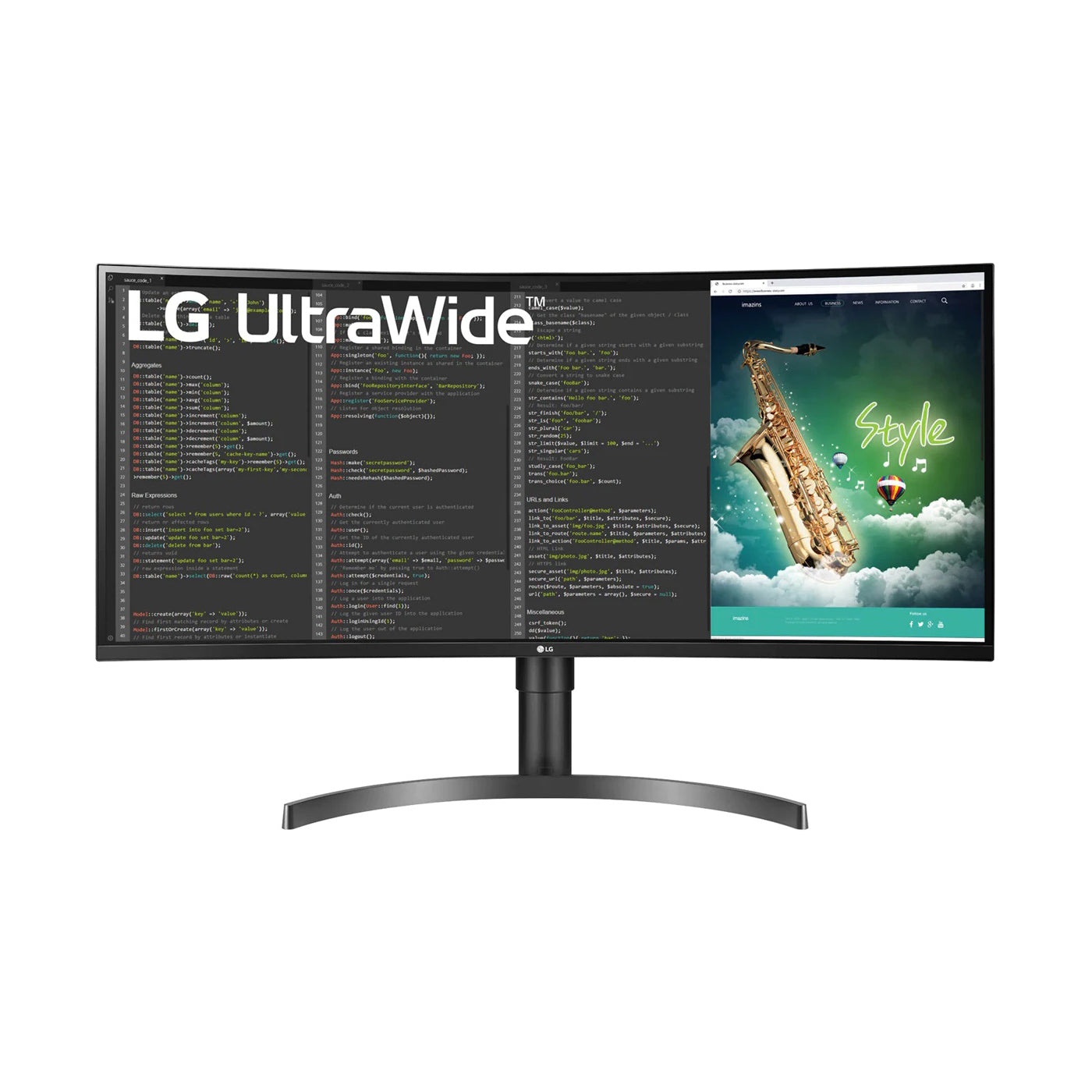 LG 35WN75CN-B 35" UltraWide QHD 100hz Type-C HDR Curved Monitor (Brand New)