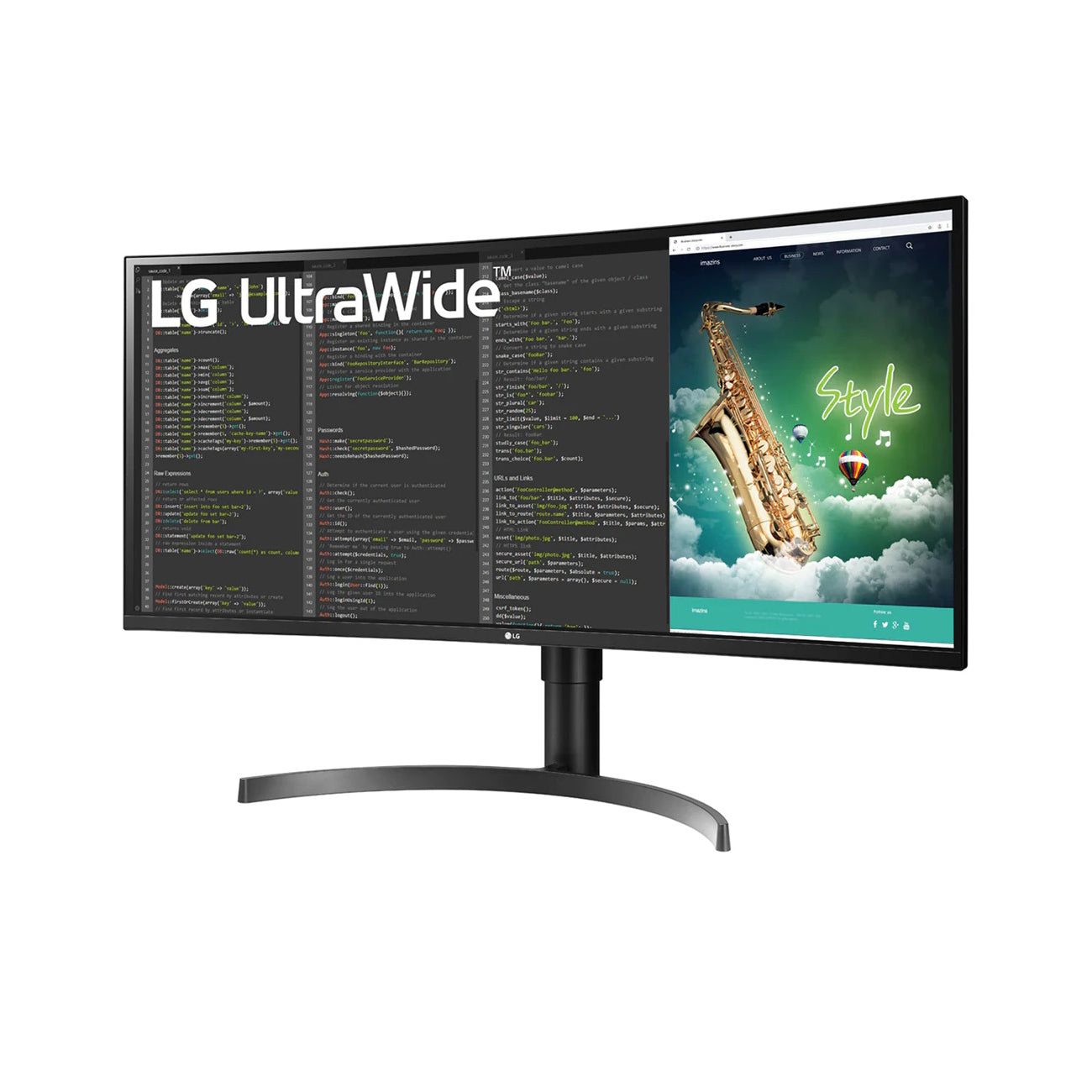 LG 35WN75CN-B 35" UltraWide QHD 100hz Type-C HDR Curved Monitor (Brand New)