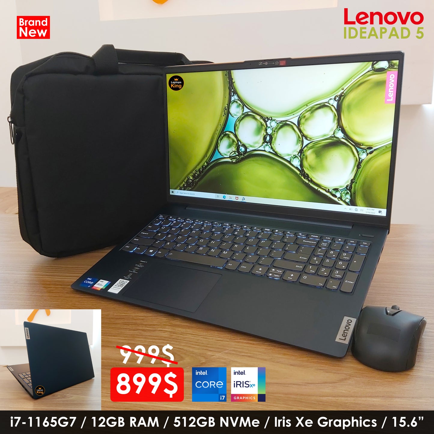 Lenovo IdeaPad 5 i7-1165g7 Iris Xe Laptop (Brand New) Computer for sale Lebanon, laptop in Lebanon, laptop for sale Lebanon, best programming laptop, laptop for sale in Lebanon, laptops for sale in Lebanon, laptop for sale in Lebanon, buy computer Lebanon, buy laptop Lebanon.