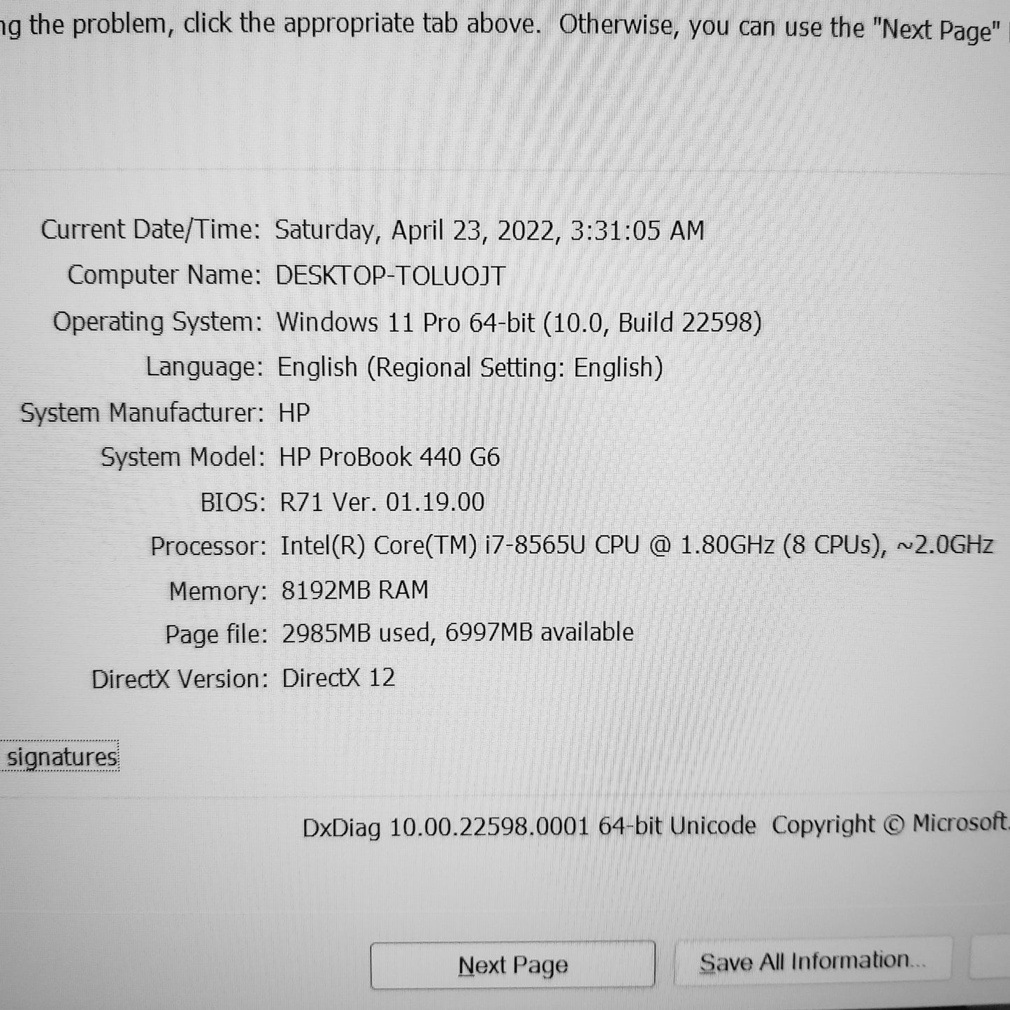 HP ProBook 440 i7 14" Laptop (Used Like New)