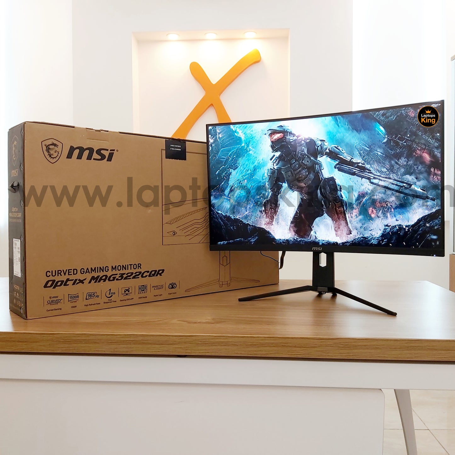 MSI Optix MAG322QR 31.5" WQHD 165Hz Curved Gaming Monitor (New Open Box)