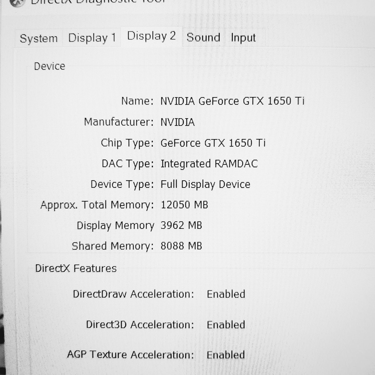 Dell G3 3500 i7-10750h Gtx 1650 Ti 120hz Gaming Laptop (Open Box)