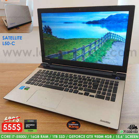 Toshiba Satellite L50-C Core i7 Gtx 950m Laptop (Used Very Clean)