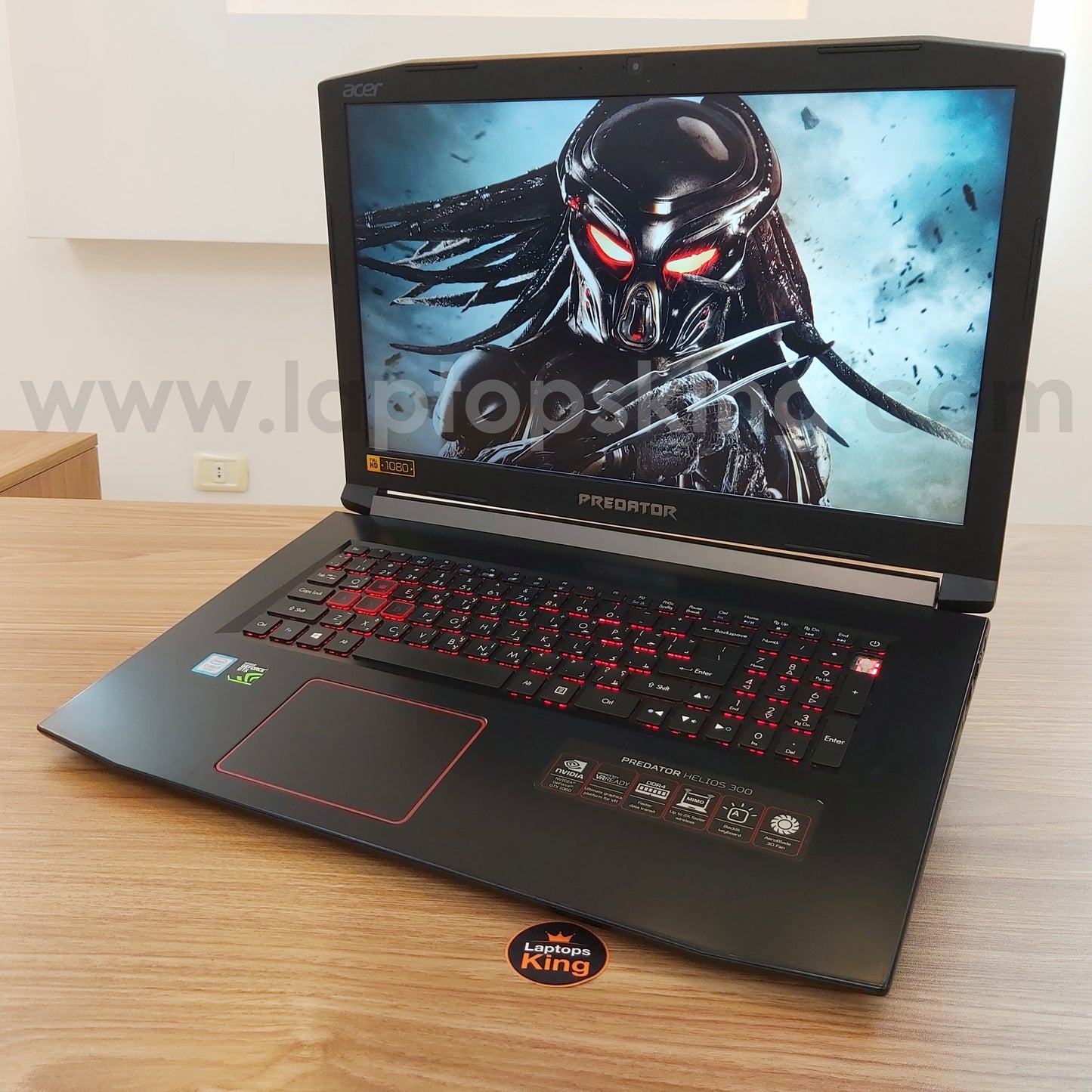 Acer Predator Helios 300 PH317-51 i7-7700HQ Gtx 1060 17.3" Gaming Laptop (Used Very Clean)