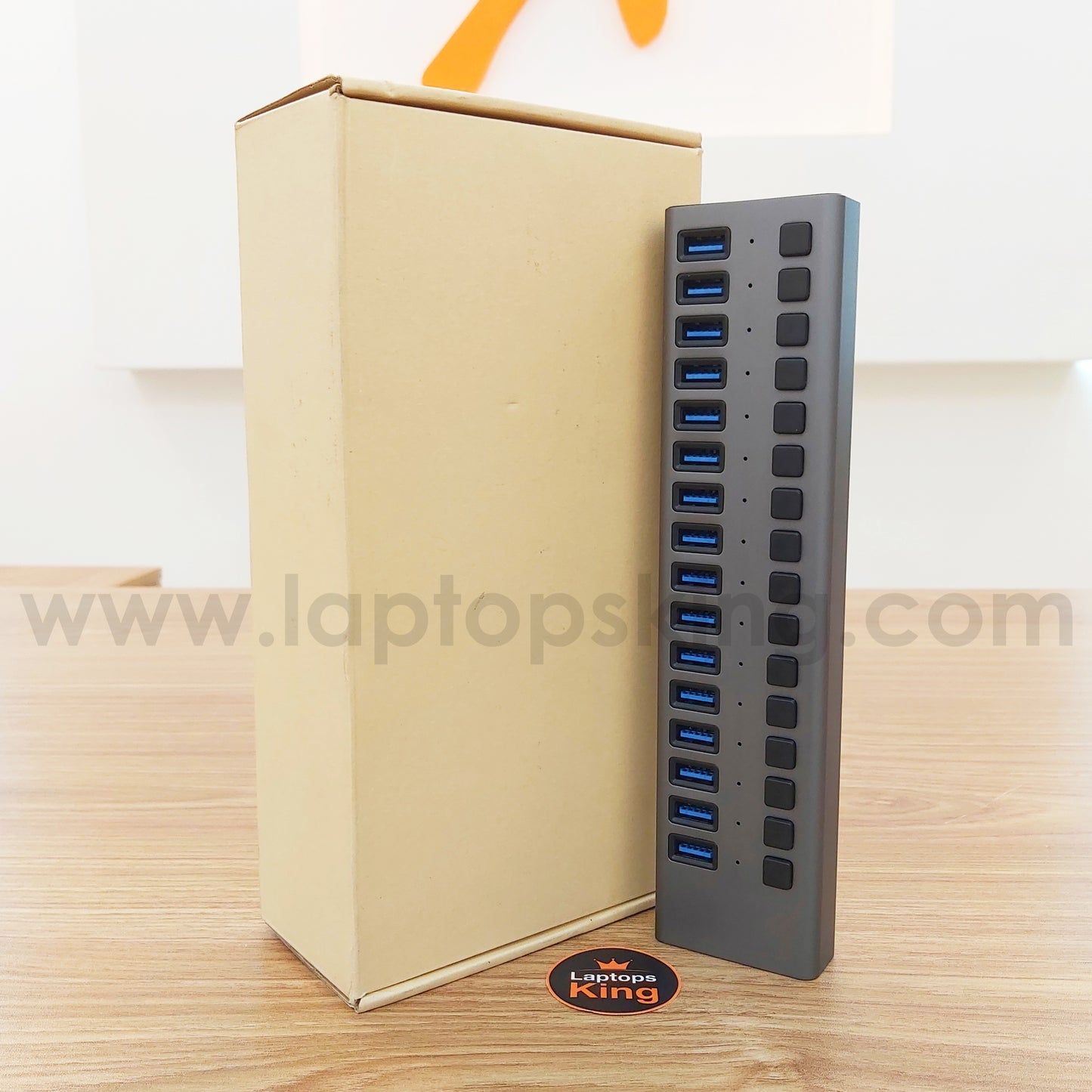 16-port usb hub, port hub, usb splitter, individual switches, data transfer main cable, USB 3.0, DC 12V, 1.2m adapter cord