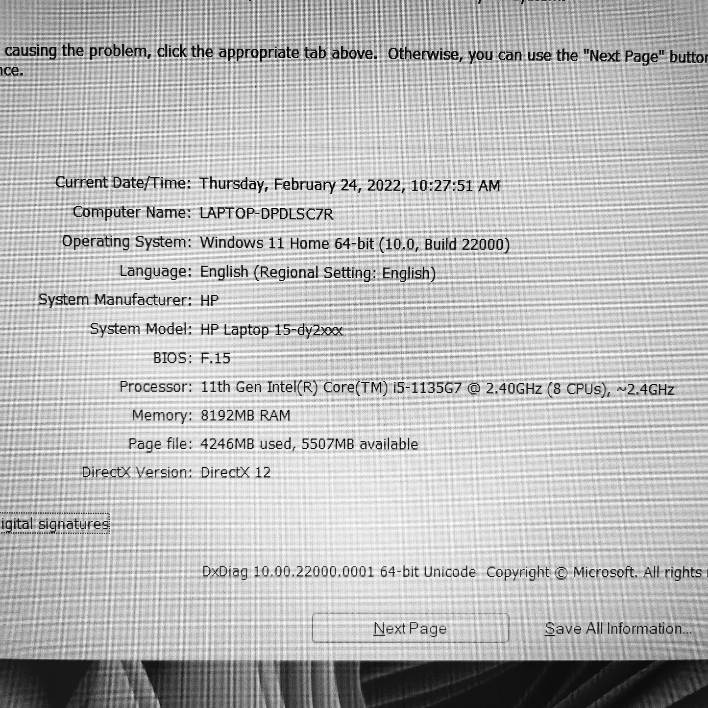 HP 15-DY2095WM i5-11th Iris Xe Laptop Offers (Brand New)