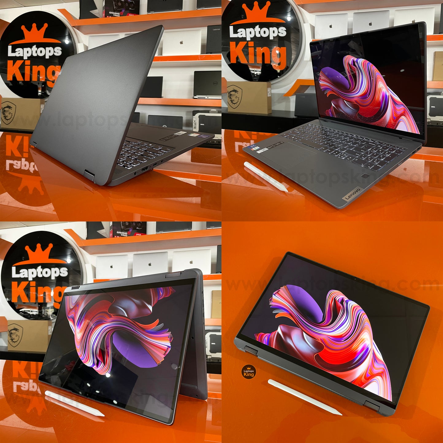 Lenovo IdeaPad Flex 5 16IAU7 - 82R8 2in1 Core i7-1255u Iris Xe 2k+ Laptop (Brand New)