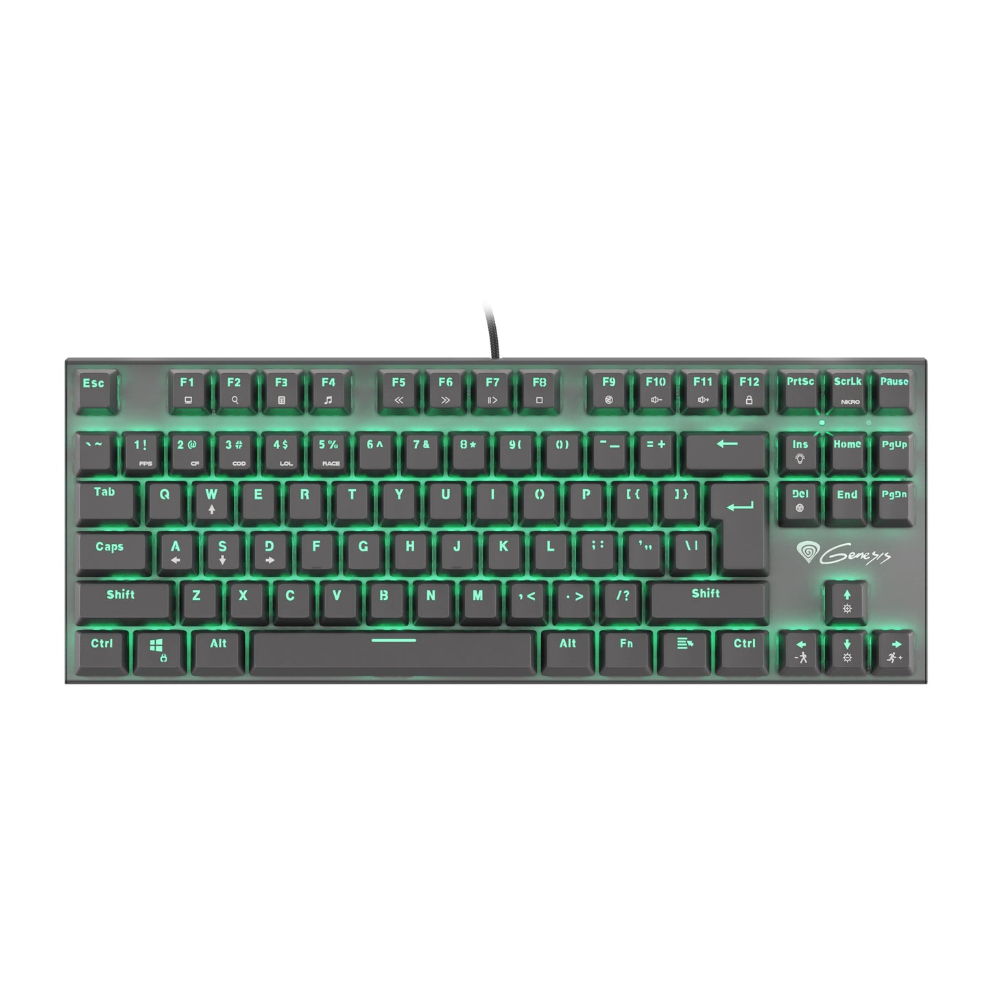 Genesis Thor 300 TKL NKG-0944/5 Mechanical Gaming Keyboard (New) Best laptop keyboard, computer keyboard, gaming keyboard, professional keyboard, keyboard for sale in Lebanon, keyboard in Lebanon, RGB keyboard, laptops king lebanon
