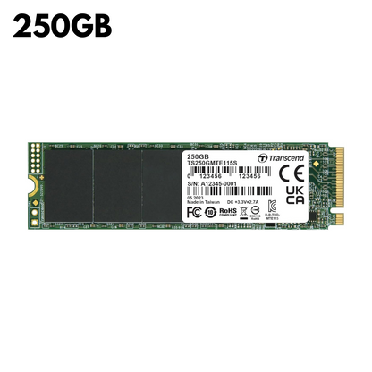 Transcend 250GB SSD M.2 2280 PCIe NVMe MTE115S Internal Hard Drive (Brand New)