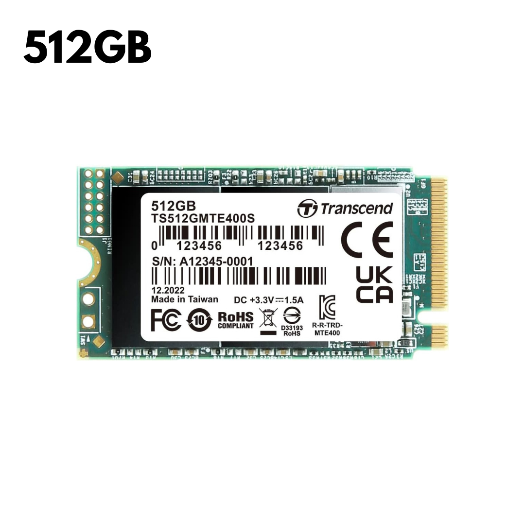 Transcend Short SSD 400S 512GB M.2 2242 PCIe NVMe Gen3x4 Internal Hard Drive (Brand New)