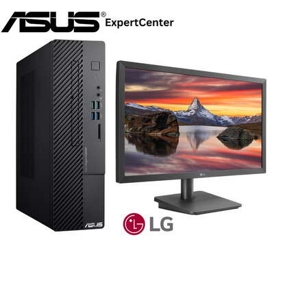 ASUS ExpertCenter D500SC Desktop Core I3-10105 With Free LG 22" 22MP410 Monitor Offer
