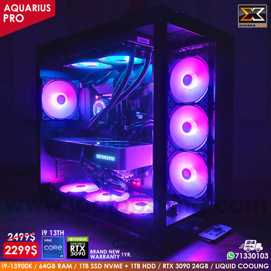 Xigmatek Aquarius Pro Core i9-13900k Rtx 3090 Gaming Desktop (Brand New)