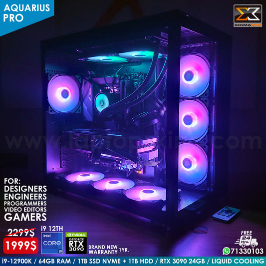 Xigmatek Aquarius Pro Core i9-12900k Rtx 3090 Gaming Desktop Offer (Brand New)