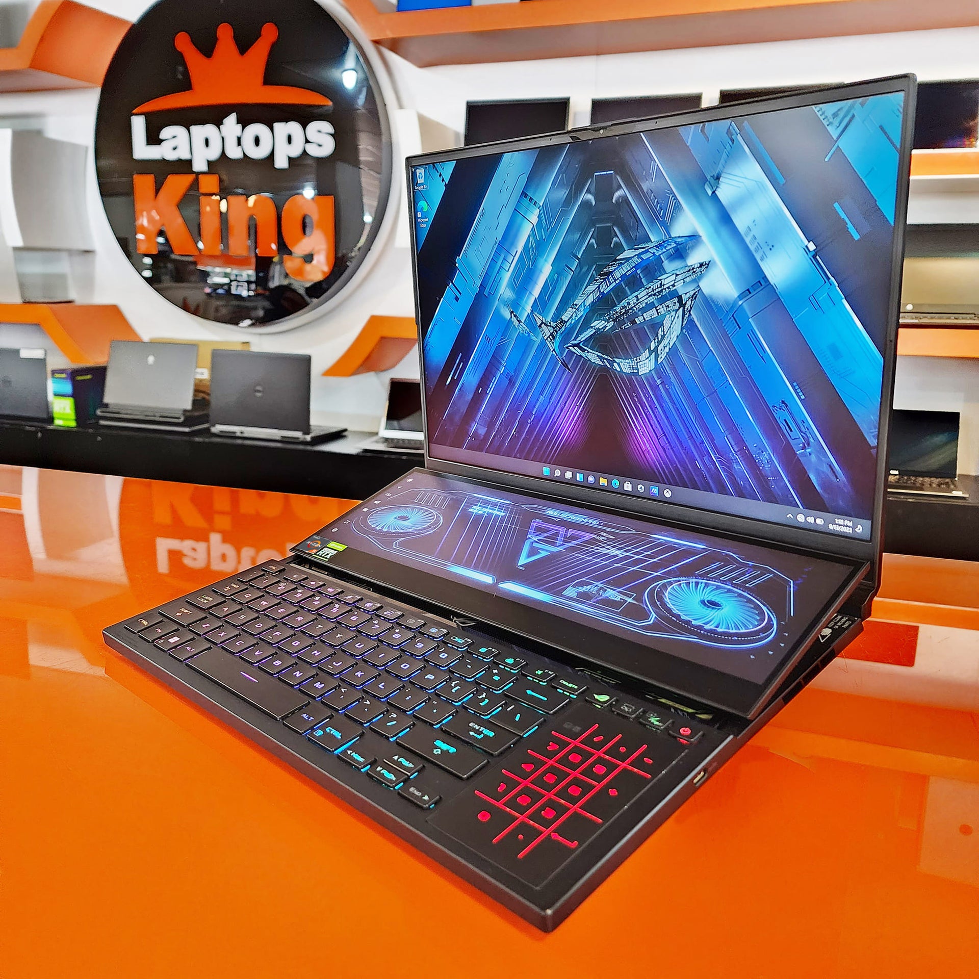 Asus Rog Zephyrus Duo Amd Ryzen 5980hx Laptop Rog Strix Laptop