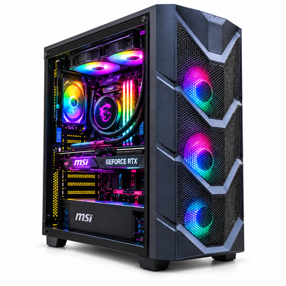 MSI Full Package Gaming Desktop Intel Core i5 14600K RTX 3070 Ti 8GB 512GB SSD (Used)