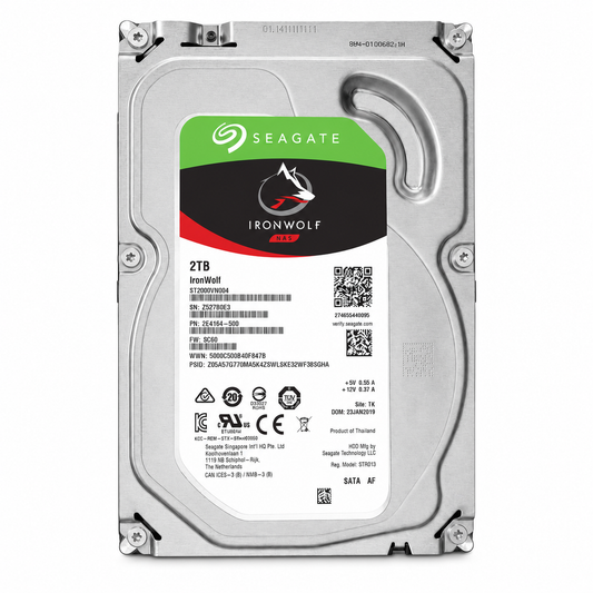 Seagate IronWolf 2TB NAS Internal Hard Drive HDD (New)