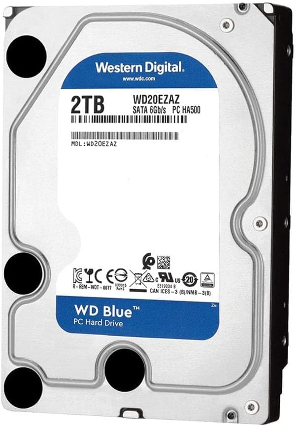 WD Blue 2TB 5400RPM Class SATAIII 256MB 3.5" Desktop Internal Hard Drive (Brand New)