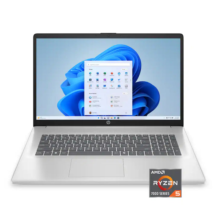 HP 17-CP2025DX Laptop AMD Ryzen 5 7520U 8GB DDR5 Onboard 512GB NVMe 17.3-inch FHD (New)